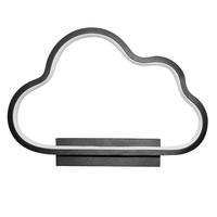 卡梦尔 卧室床头壁灯北欧背景墙面装饰现代简约温馨儿童云朵led壁灯 白色-28*20cm-三色变光【15瓦】