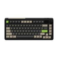 FL·ESPORTS 腹灵 CMK75 82键 2.4G蓝牙 多模无线机械键盘 沙漠灰 冰川轴-粉轴 RGB