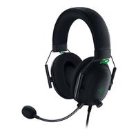 RAZER 雷蛇 旋风黑鲨V2 头戴式耳罩式降噪有线游戏耳机 黑色