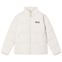 FILA斐乐款羽绒服2024冬保暖多彩女外套通勤商务上衣 蒸汽白-IV 2XL