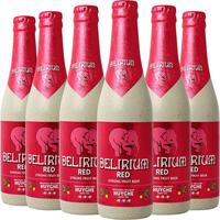 DELIRIUM 粉象 给劲樱桃啤酒 330ml*6瓶