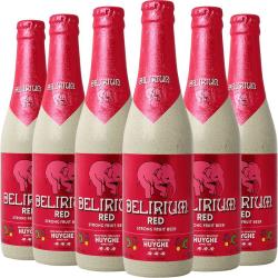 粉象 给劲樱桃啤酒330ml*6瓶 烈性果啤 比利时进口  聚会送礼 京东自营