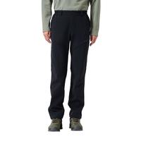 探路者（TOREAD）软壳裤 24秋冬防风防泼水加绒加厚保暖弹力长裤TAMMBM91984 黑色（男24新） L