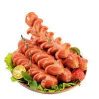 正新大香肠开花肠烤肠烧烤火锅食材烤肠半成品肉类食品 开花肠65g*5根*2包