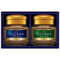 AGF 速溶咖啡礼盒装 2口味 40g*2罐（奢侈咖啡店巴西40g+乞力马扎罗山40g）
