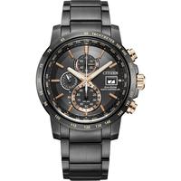 CITIZEN 西铁城 超级空中之鹰系列 43毫米光动能电波腕表 AT8127-85F