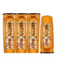 L'OREAL PARIS巴黎欧莱雅 无硅油润发乳100ml+洗发露100ml