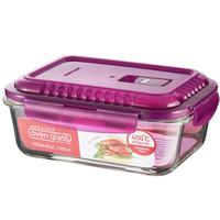 LOCK&LOCK LLG445VOL 长方形保鲜盒 透气孔款 1L