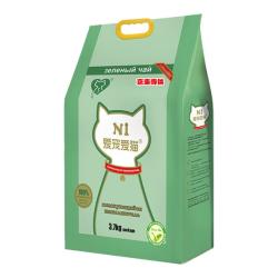 N1爱宠爱猫 豆腐猫砂 3.7kg 绿茶味 2mm