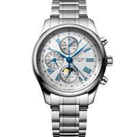 浪琴（LONGINES）瑞士手表 名匠系列 机械钢带男表 L27734716 银色42.0mm
