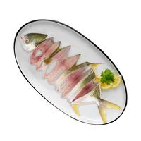 环球水产 拉花二去金鲳鱼520g/2条装 去鳃去内脏 鱼类生鲜 烧烤食材 海鲜 【开袋即烹】拉花金鲳鱼2条/520g