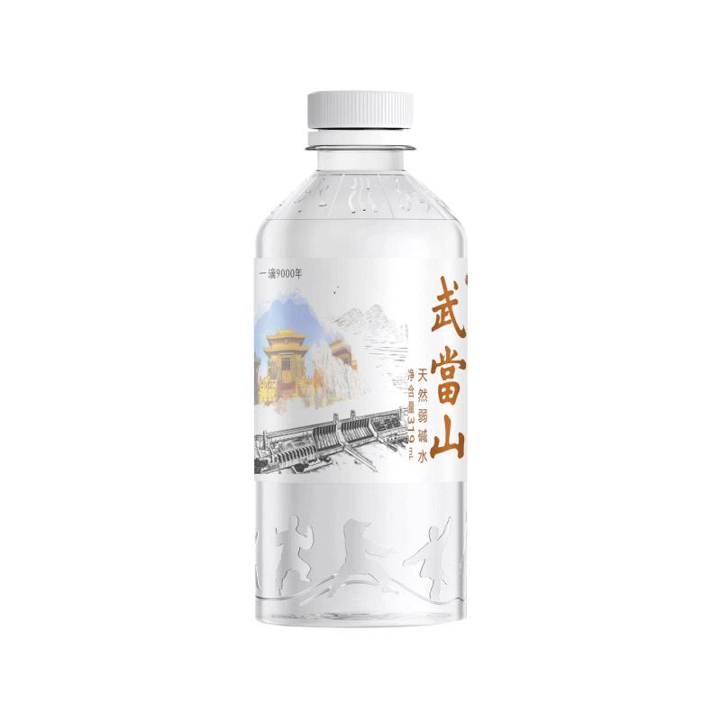 武当山饮用水 天然弱碱水350ml*24瓶整箱装 丹江口深层水源