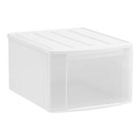 IRIS/爱丽思 可叠加 收纳箱 *45L 白色ES 特大号 1个 45L