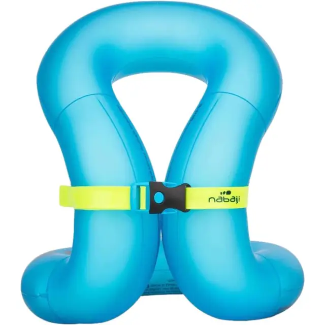 DECATHLON 迪卡侬 游泳圈腋下圈充气浮力加厚NABE蓝色S号(适用于30-50KG)-2609921