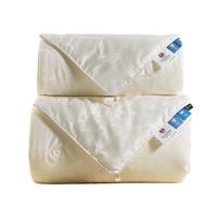 富安娜 FUANNA家纺 蚕丝被100%蚕丝秋冬被子夏被单人双人子母被结婚被褥四季被 【子母被】100%纯蚕丝-A类面料 152*210cm 子母被(纯蚕丝+A类面料+抑菌)