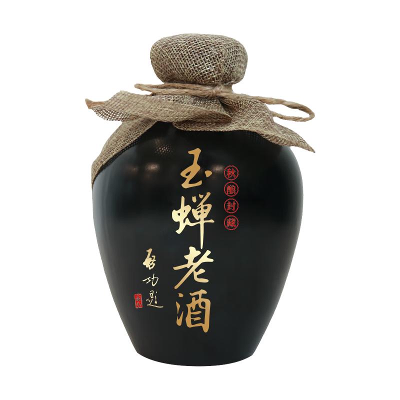  YUCHAN/玉蝉老酒 暂无信息 固态发酵纯粮 浓香型白酒  500mL 1坛 52%vol
