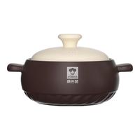 康巴赫（KBH）砂锅煲炖锅家用陶瓷燃气耐高温干烧不开裂沙锅汤锅【厨房好物】 【适合1-2人】炖汤煲 2.5L