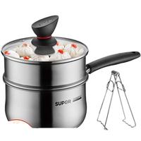 SUPOR 苏泊尔 ST16Z3 奶锅(16cm、304不锈钢) 带蒸格