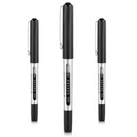 deli 得力 33475 拔帽签字笔 黑色 0.5mm 50支装