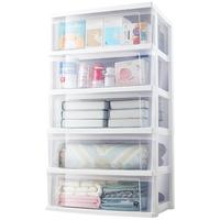 IRIS 爱丽思 NSW-545 收纳柜 抽屉式 5层 53*38*97cm 透明