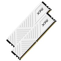 ADATA 威刚 XPG系列 威龙D300 DDR5 6400MHz 台式机内存 马甲条 白色 32GB 16GBx2 C32