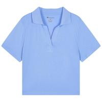 【品牌】夏季休闲女式T恤polo领短袖纯色运动透气
