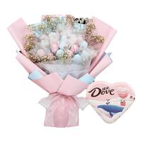 德芙牛奶巧克力礼盒真知棒花束送男女朋友儿童 德芙巧克力花束