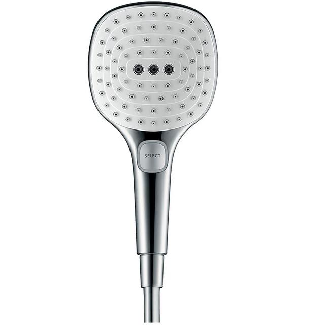 汉斯格雅 飞雨系列 26521407 节水型手持花洒 方形