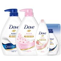Dove 多芬 沐浴乳套装 (樱花甜香1kg+深层营润1kg)
