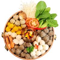 嘉好味五福丸子火锅组合1100g 牛肉丸牛筋丸猪肚丸鱼蛋烧烤麻辣烫关东煮