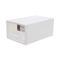 Citylong 禧天龙 BLOCK系列 收纳柜(抽屉式、15L、高透明白、椭圆拉手)