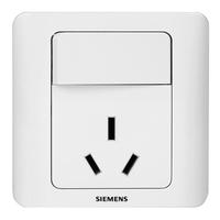 SIEMENS 西门子 vista远景系列 5UB0202-1CC1 三孔带开关插座 雅白色