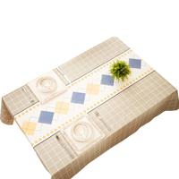 CHERISHES LIFE 钟爱一生 菱形灰格 PEVA防水桌布 137*180cm
