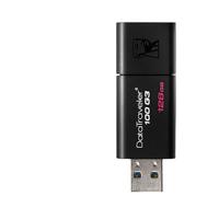 Kingston 金士顿 DataTraveler系列 DT100G3 USB 3.0 U盘 黑色 128GB USB-A+Lightning转接头