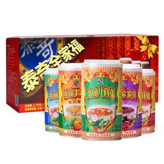 泰奇八宝粥 0添加速食粥早餐粥 混合口味装370g*10罐礼盒装 年货 【混合口味】370g*10罐 礼盒装