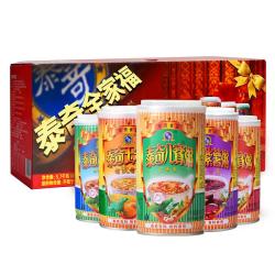 泰奇 八宝粥 0添加速食粥早餐粥正餐代餐多口味装370g*10罐礼盒装送礼
