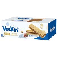 好吃点 VeeKin榛子味威化饼干612g盒装 办公室休闲零食野餐