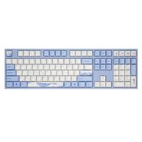 VARMILO 阿米洛 MA108 海韵 108键 有线静电容键盘 蓝白 阿米洛静电容V2樱花粉轴 单光