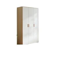 QuanU 全友 126331A 北欧清新木纹衣柜 腊木木纹 三门款