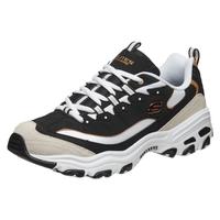 斯凯奇 D'lites 1.0 男子休闲运动鞋 666114/BKGD 黑色/金色 41