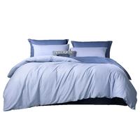 富安娜 床上四件套纯棉全棉床单被套双人加大极简床品1米8床230×229cm家居馆