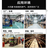 高丞工业强力换气排气扇饭店厨房抽油烟家用排风扇轴流风机高转速管道 10寸高速(每分钟2800转)