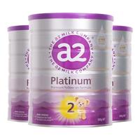 a2 艾尔 Platinum白金系列 较大婴儿奶粉 澳版 2段 900g*3罐
