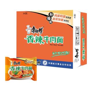 康师傅 香辣牛肉面 24袋