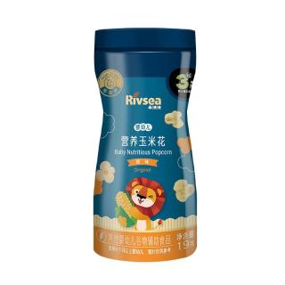 禾泱泱 婴幼儿营养玉米花原味19g 高钙宝宝零食锻炼抓握