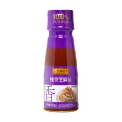 李锦记 纯香芝麻油100ml 一级芝麻油 100%芝麻油 火锅油碟凉拌蘸料 纯香芝麻油100ml