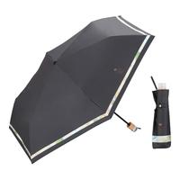 Wpc.幻彩伞遮阳伞日本防晒伞防紫外线折叠便携太阳伞黑胶晴雨两用伞 幻彩伞 黑色
