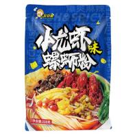 好欢螺 柳州螺蛳粉轻享装小龙虾味220g米粉宵夜方便食品