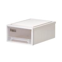 TENMA 天马 日本天马组合式抽屉柜F224零食整理箱厨房调料收纳箱化妆品遥控器玩具桌面收纳盒 1个装 卡其色