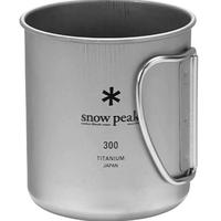 snow peak 钛金属单层杯 银色 300ml